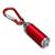 Mini Lanterna LED Chaveiro Mosquetão de Bolso Portátil Multifuncional Vermelho