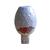 Mini Luminária Abajur C/ Difusor Bivolt De Tomada 2 Estágios Oval com Coração