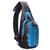 Mini Mochila Bolsa Pequena Transversal Masculina Pochete  de Peito de Ombro e Costas Impermeável Premium Azul