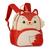 Mini Mochila de Costas Escolar Infantil Clio Pets Bichinhos Raposa