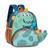 Mini Mochila De Costas Escolar Infantil Dinossauro Pets Verde