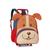 Mini Mochila Rodinha Escolar Infantil 33cm Cachorrinho Clio Pets Vermelho