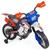 Mini Motinha Elétrica Infantil Motocross Vermelha P/ Crianças Brinquedos Homeplay Azul