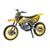 Mini Moto Cross Brinquedo Infantil Pro Tork Preto, Amarelo