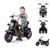 Mini Moto Elétrica 6v Infantil com Música e Farol Zippy Toys Preto