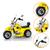 Mini Moto Elétrica 6v Infantil com Música e Farol Zippy Toys Amarelo