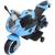 Mini Moto Elétrica Triciclo Criança Infantil Bateria 6V Luz Som Brinqway Bw-127 Bivolt Azul