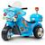 Mini Moto Elétrica Triciclo Infantil Polícia Várias Cores IMPORTWAY Azul