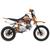 Mini Moto Off Road Pro Tork TR-100F Aro 14 X 12 Trilha Motocross Gasolina Pedal 4 Tempos 100CC Laranja