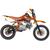 Mini Moto Off Road Pro Tork TR-125F Aro 14 X 12 Trilha Motocross Gasolina Pedal 4 Tempos 125CC Laranja