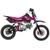 Mini Moto Off Road Pro Tork TR-125F Aro 14 X 12 Trilha Motocross Gasolina Pedal 4 Tempos 125CC Rosa