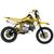 Mini Moto Off Road Pro Tork TR-125F Aro 14 X 12 Trilha Motocross Gasolina Pedal 4 Tempos 125CC Amarelo