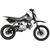 Mini Moto Off Road Pro Tork TR-125F Aro 14 X 12 Trilha Motocross Gasolina Pedal 4 Tempos 125CC Preto