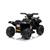 Mini Moto Quadriciclo Buggy Motorizado Elétrico Criança Luz Som Led Recarregável Aceleração Faróis Super Luxo Automático Bateria Dia das Crianças Preto
