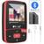 Mini MP3 Player RUIZU X50 8GB Bluetooth Clip Esportes Fitness Corrida Pedômetro Rádio Fm Fone de Ouvido VERMELHO