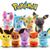 Mini Pelúcias de Pokémon - Evoluções do Eevee - Sylveon, Vaporeon, Espeon, Leafeon, Umbreon, Flareon, Jolteon Espeon