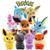 Mini Pelúcias de Pokémon - Evoluções do Eevee - Sylveon, Vaporeon, Espeon, Leafeon, Umbreon, Flareon, Jolteon Umbreon