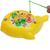 Mini Pesca Jogo Pega Peixe Pesca Maluca Brinquedo Infantil Amarelo