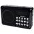 Mini Rádio Bolso Bluetooth Fm Portátil Display Recarregável Preto