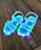 Mini Sandália Papete linha Solar com luzinha Led infantil e baby Menino e Menina-Lançamento Azul