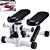 Mini Stepper Simulador de Caminhada com Monitor LCD Exercícios Pernas Glúteos Lorben GT6178 Branco, Preto