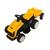 Mini Trator Carro Eletrico Infantil Bang Toys 6v com Reboque Amarelo Amarelo