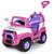 Mini Veículo Passeio e Pedal  Infantil Diipi Rosa- Calesita Rosa