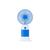 Mini Ventilador Portatíl Usb de Mão Mesa Extensão Cilios Azul