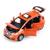 Miniatura carro honda fit 1:32 abre 4 portas luz Laranja