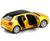 Miniatura carro vw new polo 1:32 abre 4 portas luz Amarelo