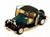 Miniatura Coleção Ford 3 Window Coupe 1932 Escala 1:34 Verde