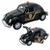 Miniatura de carro Fusca Polícia Federal Carrinhos de coleção Preto