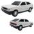 Miniatura de carro Gol Quadrado CL 1994, 20 CM Branco