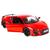 Miniatura De Ferro Audi R8 Coupé 2020 12cm 1:36 Vermelho