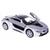 Miniatura De Ferro BMW i8 12cm 1:36 Prata