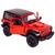 Miniatura De Ferro Jeep Wrangler 2018 12cm 1:36 Vermelho
