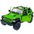 Miniatura De Ferro Jeep Wrangler 2018 12cm 1:36 Verde sem teto