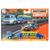 Miniatura de Metal Matchbox Convoys - Comboio - Caminhão + Carro - 1/64 - Mattel Ford c900 cabover, Gravel trailer, Mbx backhoe