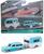 Miniatura em Metal Carro + Trailer - Tow & Go - 1/64 - Maisto 1967 vw 1600 squareback variant