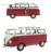 Miniatura Ferro Volkswagen Kombi Samba Bus Maisto 1.25 Kombi van samba 1, 25 vermelho