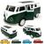 Miniatura Kombi Perua Metal Carrinho De Ferro Abre Porta Verde