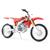 Miniatura Moto Honda Crf 450r 450 1:18 Bburago Vermelho