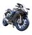 Miniatura Motocicleta Moto Yamaha YZF-R1 - Escala 1/12 Preto