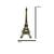 Miniatura Torre Eiffel Paris 13Cm em Metal para Decoração  dourado