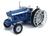 Miniatura trator rodas ferro universa hobbies ford 5000 1/32 Azul