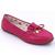 Mocassim  Feminino Couro Laço Forrado Estilo Conforto Rosa 37 Rosa