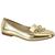 Mocassim Feminino Moleca 5737.203 Dourado Dourado