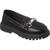 Mocassim Infantil Feminino Macio Oxford Blogueira Ref 28003 Preto