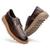 Mocassim Loafer Masculino Sola Tratorada Couro Legítimo Nobre Café