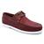 Mocassim masculino casual em couro original nobuck Vinho